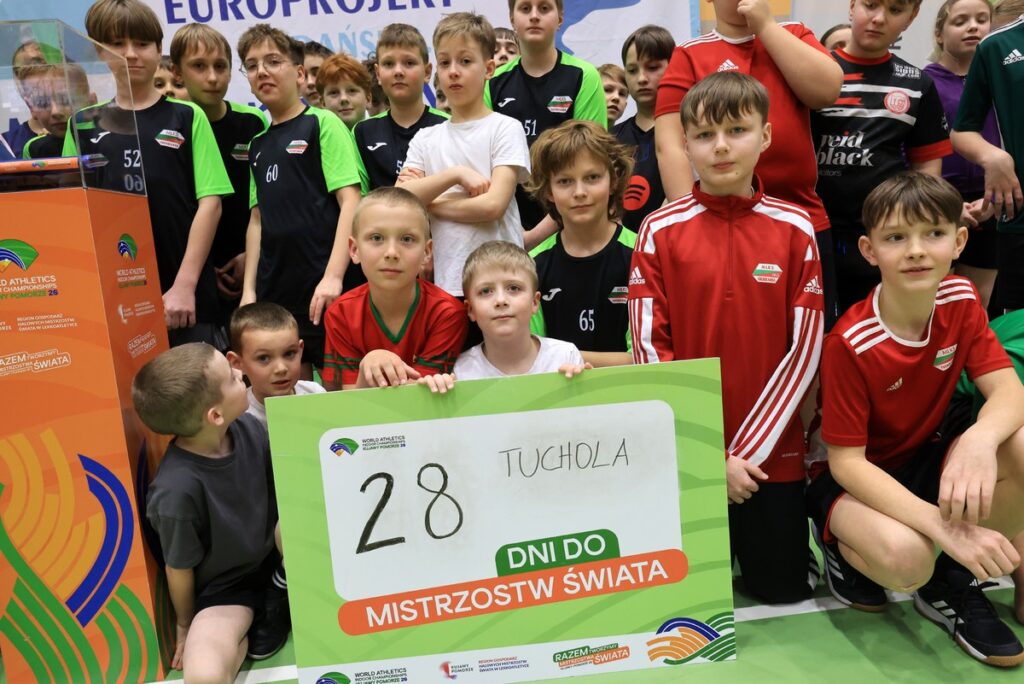 Tuchola, 50 sztafet Kujaw i Pomorza, 20 lutego 2026 r., fot. Sławomir Kowalski
