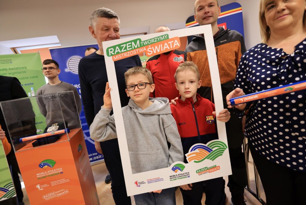 Inowrocław, 50 sztafet Kujaw i Pomorza, 22 lutego 2026 r., fot. Sławomir Kowalski