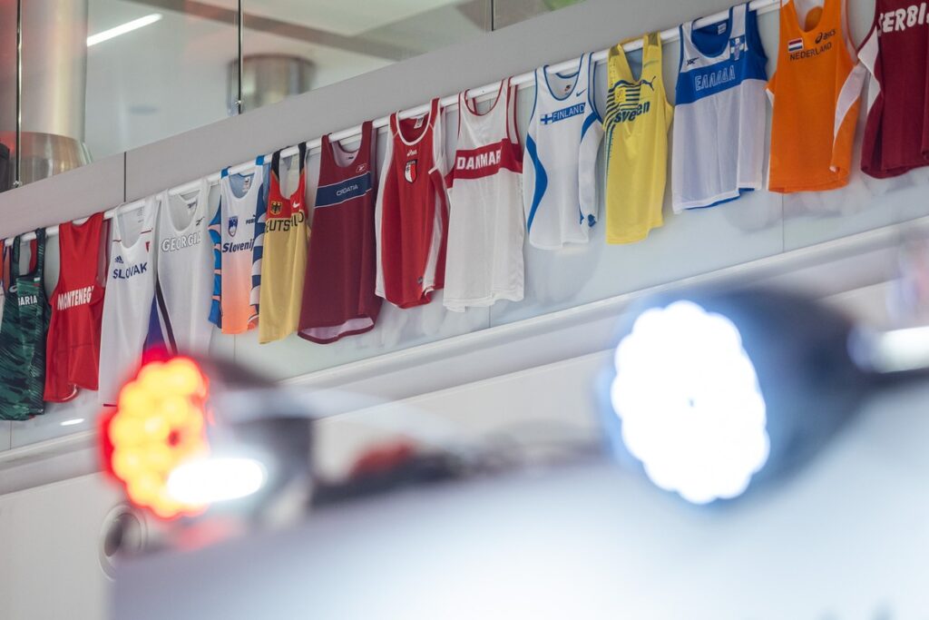 Otwarcie wystawy przygotowanej przez Museum of World Athletics, fot. Szymon Zdziebło/tarantoga.pl dla UMWKP