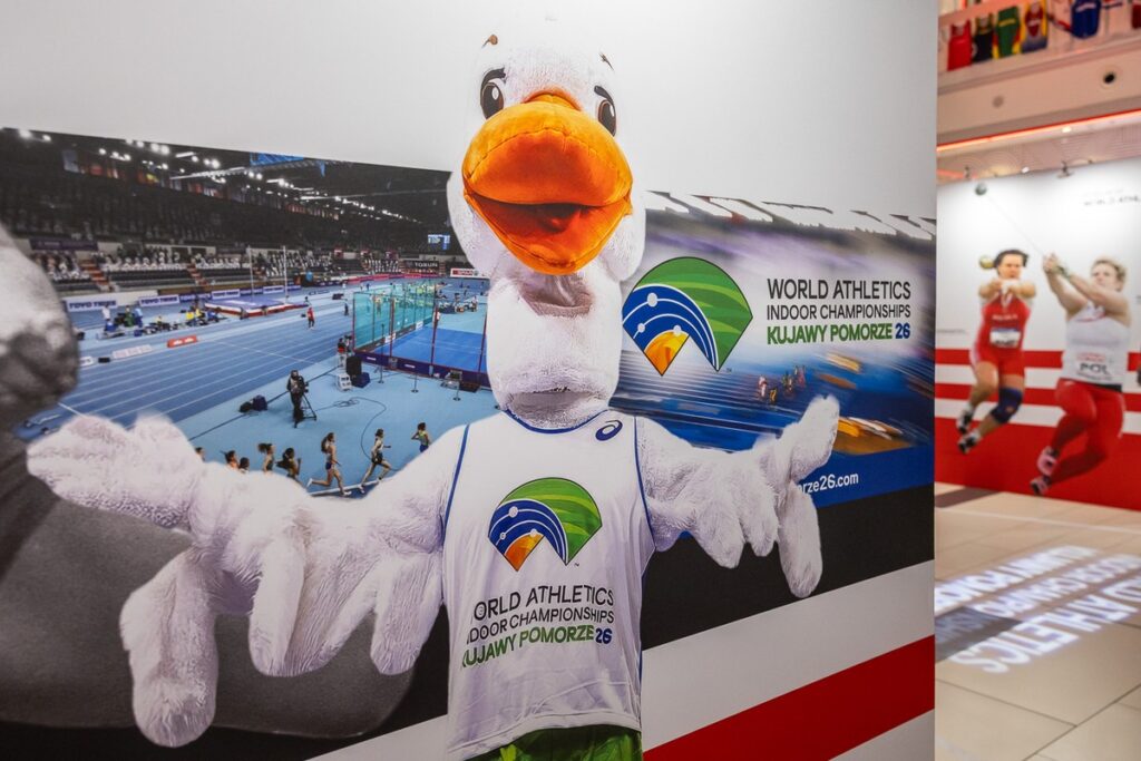 Otwarcie wystawy przygotowanej przez Museum of World Athletics, fot. Szymon Zdziebło/tarantoga.pl dla UMWKP