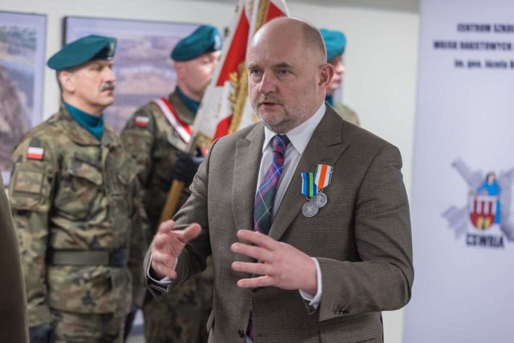 Ceremonia podpisania porozumienia w sprawie powołania uczelni wojskowej w Toruniu, fot. Mikołaj Kuras dla UMWKP