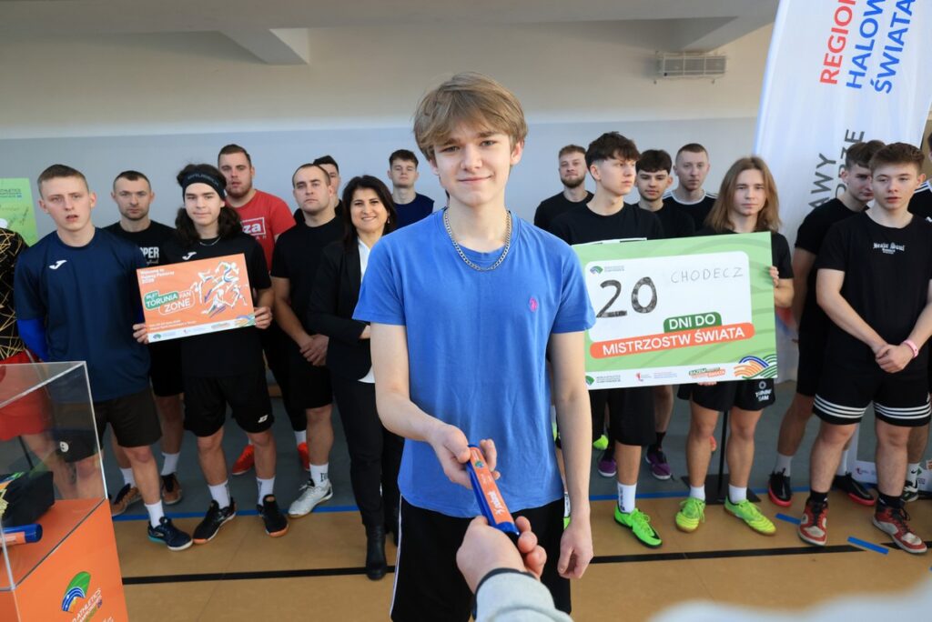 Chodecz, 50 sztafet Kujaw i Pomorza, 28 lutego 2026 r., fot. Sławomir Kowalski