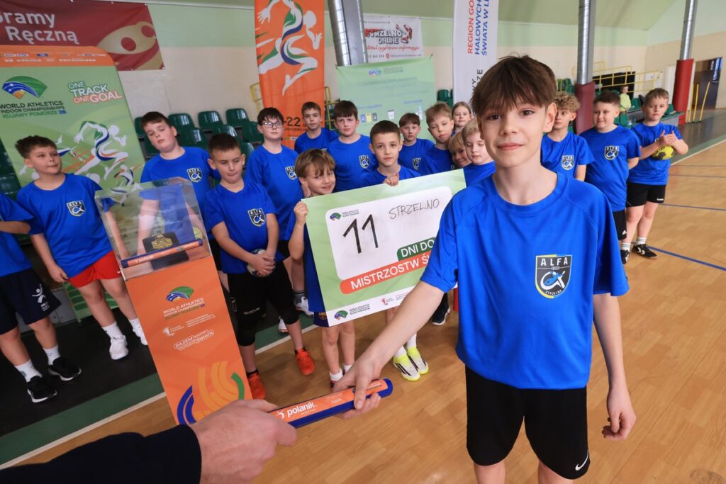 Strzelno, 50 sztafet Kujaw i Pomorza, 9 marca 2026 r., fot. Sławomir Kowalski