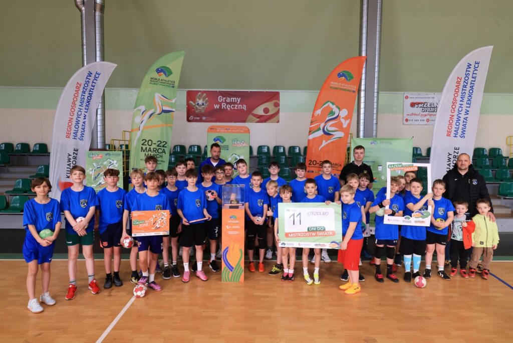 Strzelno, 50 sztafet Kujaw i Pomorza, 9 marca 2026 r., fot. Sławomir Kowalski