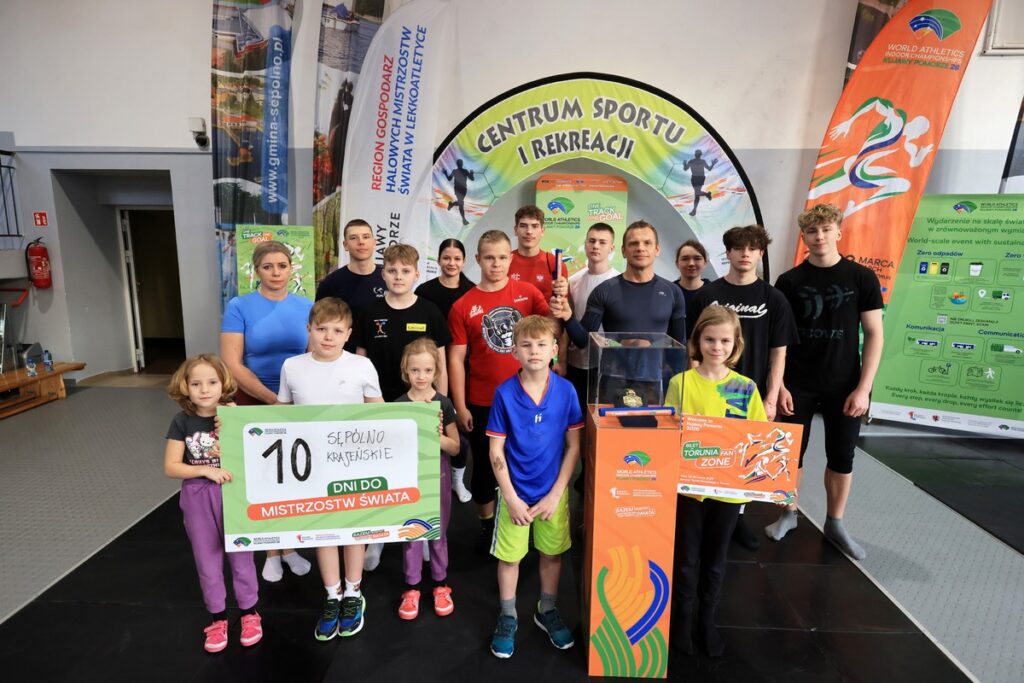 Sępólno Krajeńskie, 50 sztafet Kujaw i Pomorza, 10 marca 2026 r., fot. Sławomir Kowalski