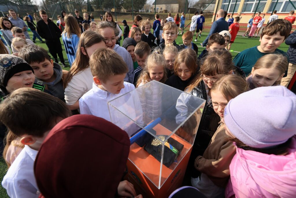 Borzymin (powiat rypiński), 50 sztafet Kujaw i Pomorza, 12 marca 2026 r., fot. Sławomir Kowalski