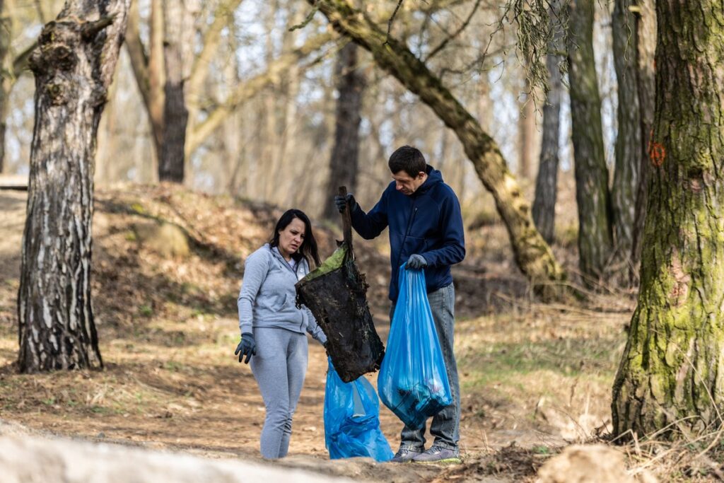 Kujawsko-Pomorski Plogging: Kujawsko-Pomorski Plogging w Toruniu, fot. Andrzej Goiński/UMWKP