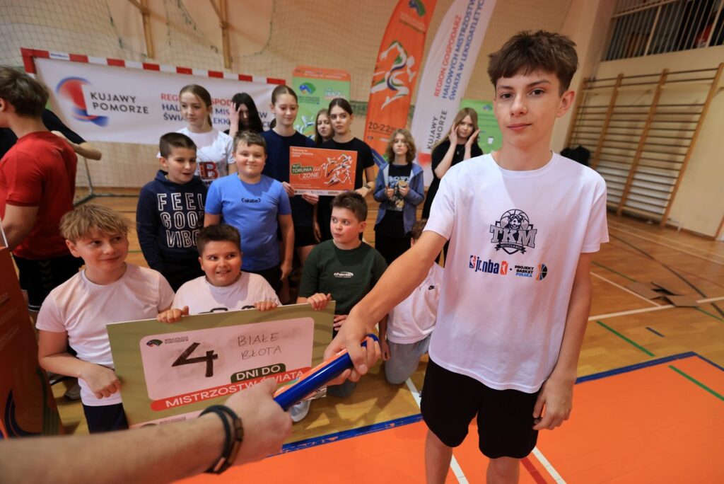 Białe Błota, powiat bydgoski, 50 sztafet Kujaw i Pomorza, 16 marca 2026 r., fot. Sławomir Kowalski