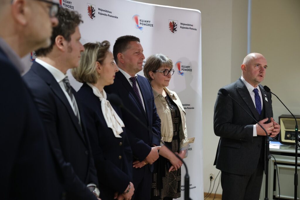 Briefing prasowy przed seminarium CoR NAT Commission w Toruniu, fot. Mikołaj Kuras dla UMWKP