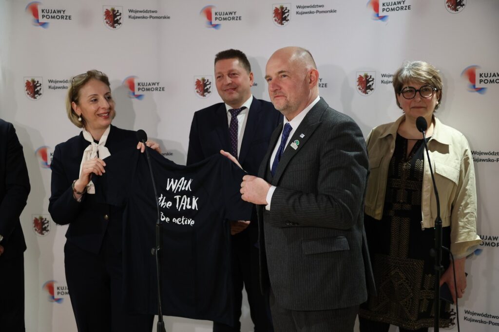 Briefing prasowy przed seminarium CoR NAT Commission w Toruniu, fot. Mikołaj Kuras dla UMWKP