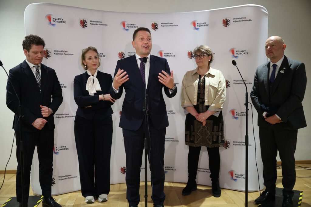 Briefing prasowy przed seminarium CoR NAT Commission w Toruniu, fot. Mikołaj Kuras dla UMWKP