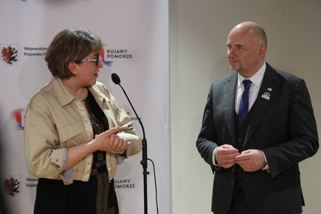 Briefing prasowy przed seminarium CoR NAT Commission w Toruniu, fot. Mikołaj Kuras dla UMWKP