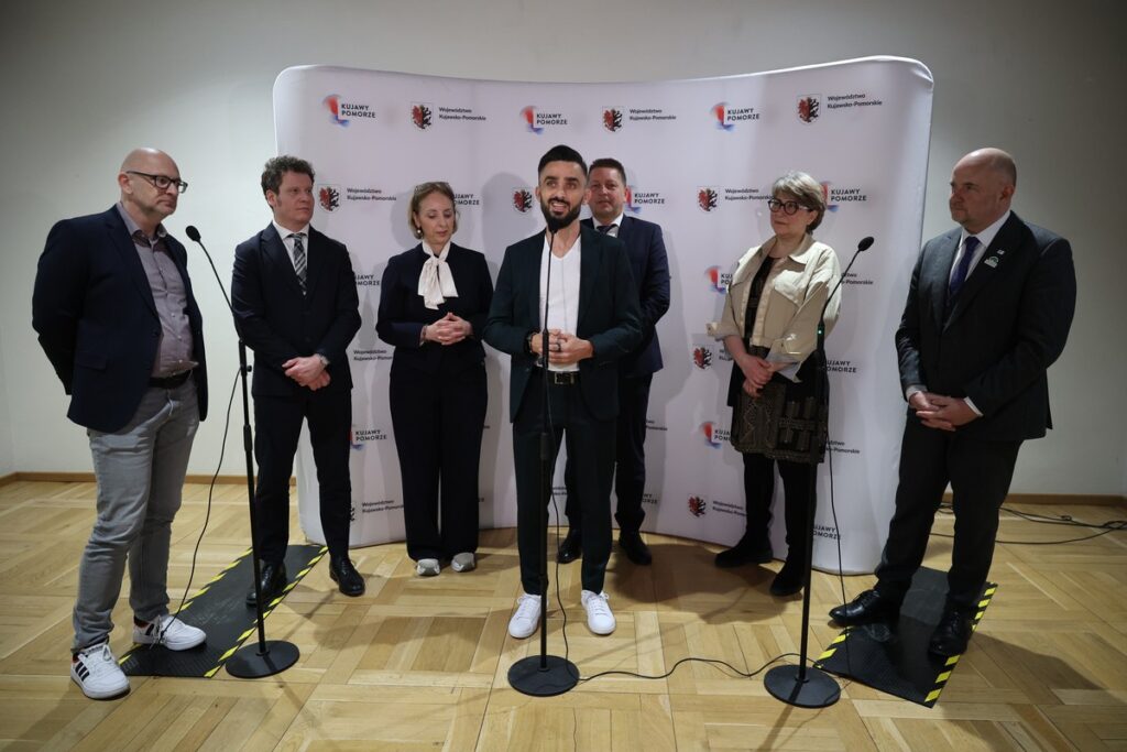 Briefing prasowy przed seminarium CoR NAT Commission w Toruniu, fot. Mikołaj Kuras dla UMWKP