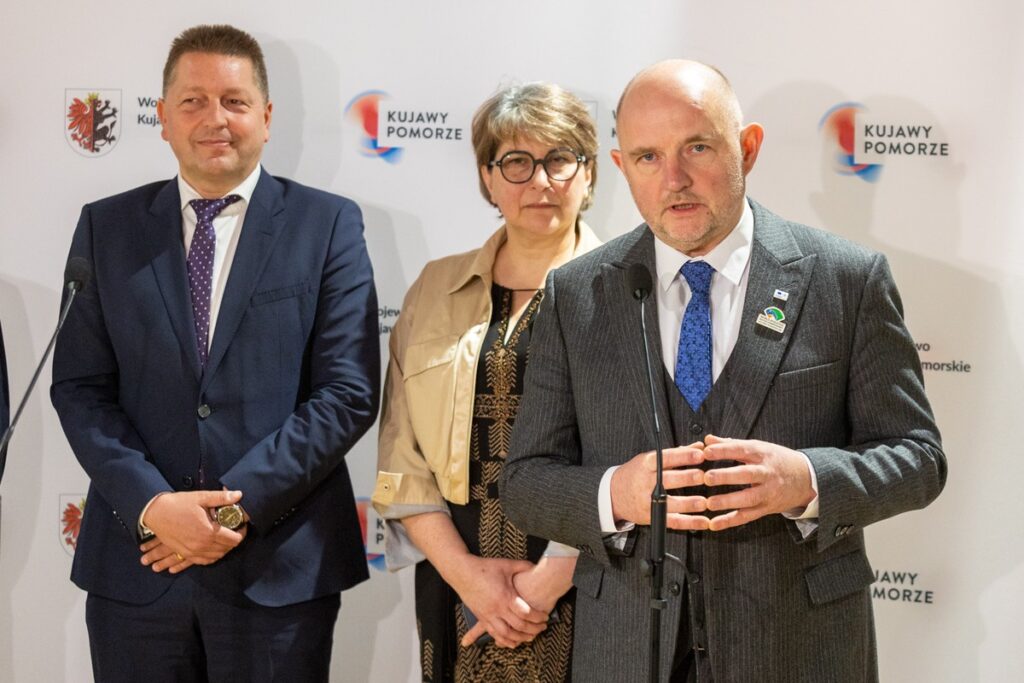 Briefing prasowy przed seminarium CoR NAT Commission w Toruniu, fot. Mikołaj Kuras dla UMWKP