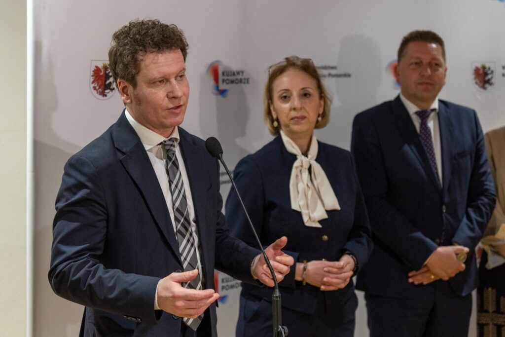 Briefing prasowy przed seminarium CoR NAT Commission w Toruniu, fot. Mikołaj Kuras dla UMWKP