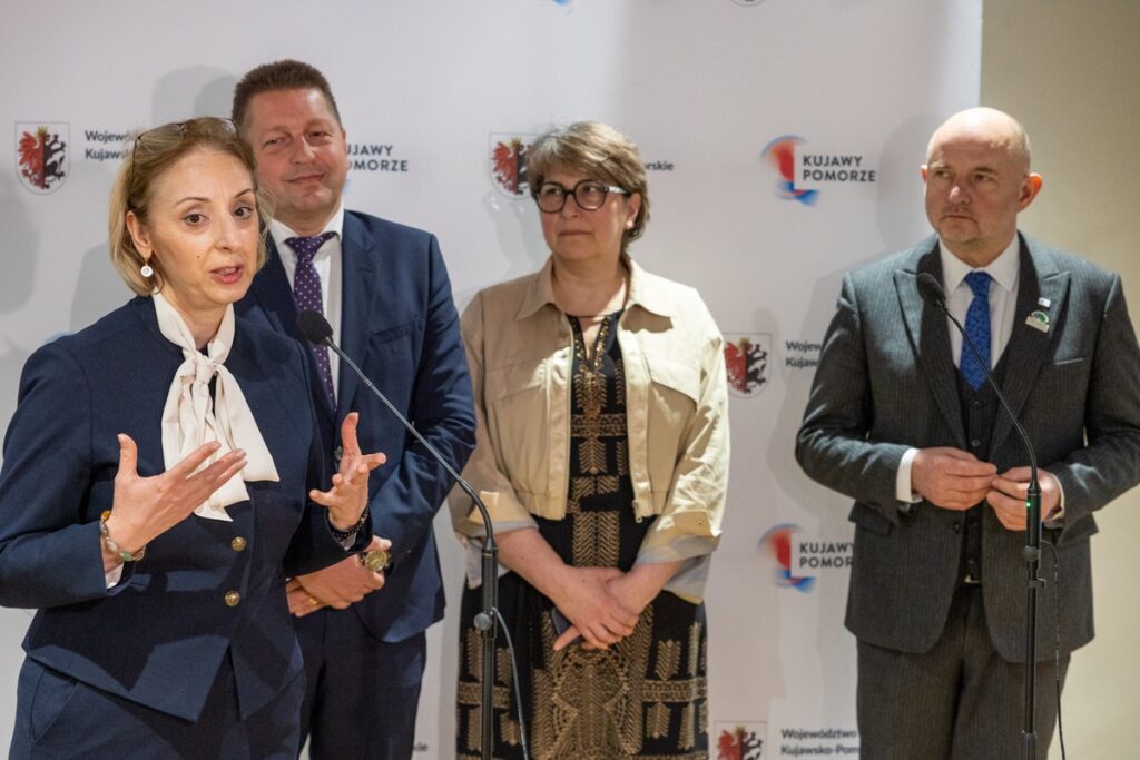 Briefing prasowy przed seminarium CoR NAT Commission w Toruniu, fot. Mikołaj Kuras dla UMWKP