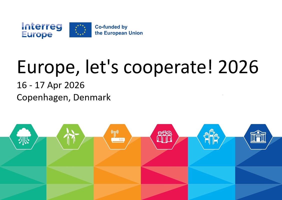 Grafika - Forum współpracy Interreg Europe „Europe, let’s cooperate!