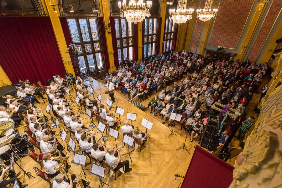 15.09.2017 r., Koncert jubileuszowy Orkiestry Dętej WOAK-u, fot. Szymon Zdziebło/tarantoga.pl dla UMKWP