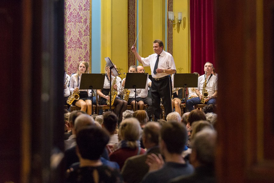 15.09.2017 r., Koncert jubileuszowy Orkiestry Dętej WOAK-u, fot. Szymon Zdziebło/tarantoga.pl dla UMKWP