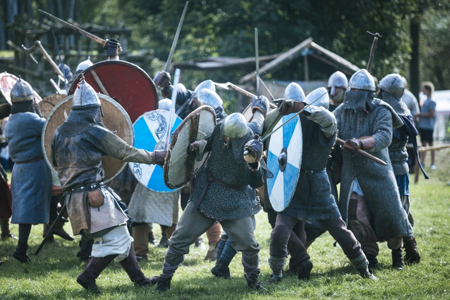 Festyn Archeologiczny w Biskupinie 2017, fot. Andrzej Goiński/UMWKP