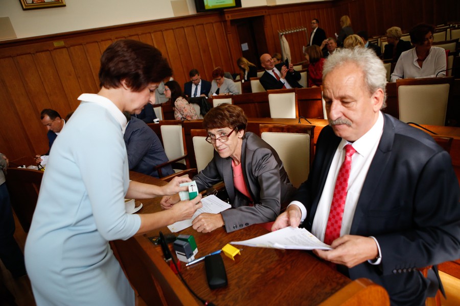 21.09.2017 r., Uroczyste wręczenie umów w ramach Regionalnego Programu Operacyjnego Województwa Kujawsko-Pomorskiego, fot. Mikołaj Kuras dla UMWKP