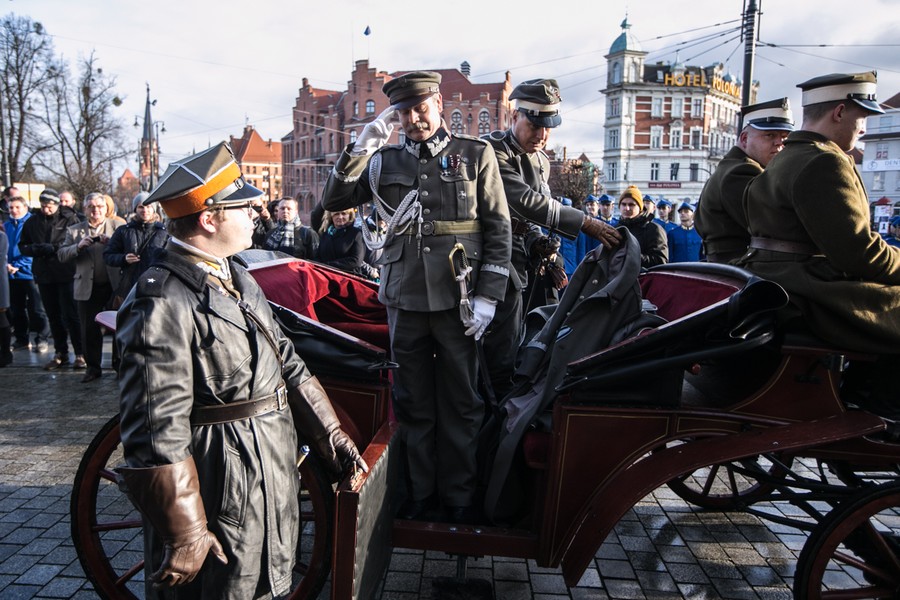 04.12.2017, Inauguracja 100-lecia Niepodległej w przeddzień 150. urodzin marszałka Józefa Piłsudskiego, fot. Andrzej Goiński