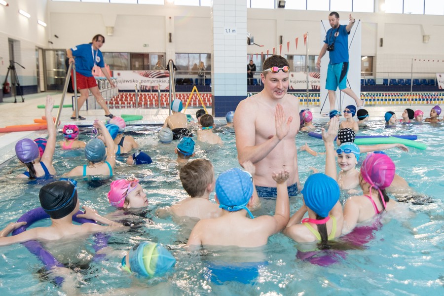 05.12.2017, Podsumowanie projektu „Umiem pływać” w Kowalewie Pomorskim, fot. Łukasz Piecyk