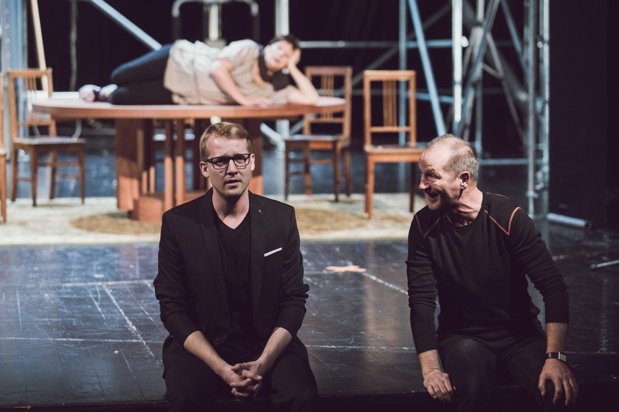 05.12.2017, Próba spektaklu „Tango” w Teatrze im. Wiliama Horzycy w Toruniu, fot. Andrzej Goiński