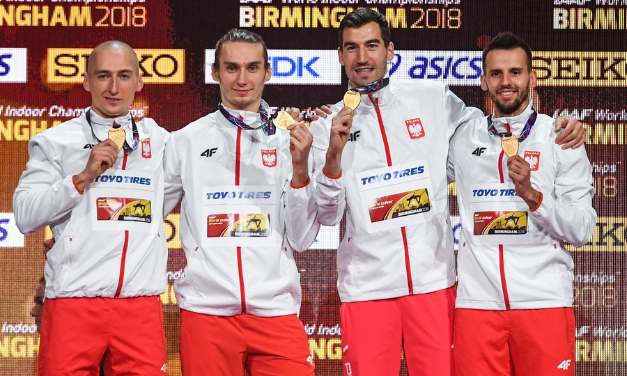 2-4.03.2018 - Halowe mistrzostwa świata w lekkiej atletyce w Birmingham, na których Polska zdobyła 5 medali (2 złote, 2 srebrne i 1 brązowy). Wśród medalistów znaleźli się reprezentanci naszego regionu – Jakub Krzewina oraz Marcin Lewandowski, fot. Paweł Skraba