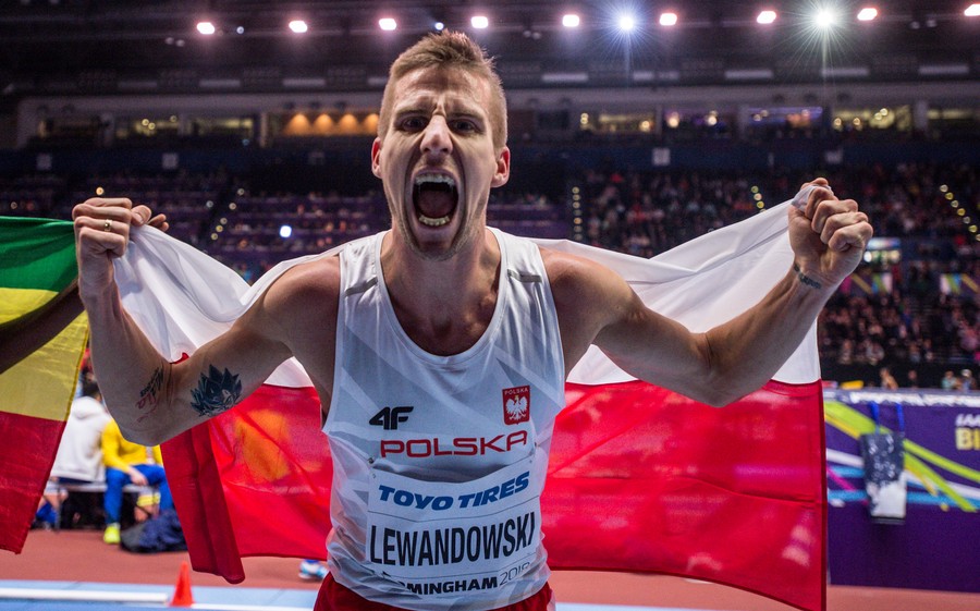 2-4.03.2018 - Halowe mistrzostwa świata w lekkiej atletyce w Birmingham, na których Polska zdobyła 5 medali (2 złote, 2 srebrne i 1 brązowy). Wśród medalistów znaleźli się reprezentanci naszego regionu – Jakub Krzewina oraz Marcin Lewandowski, fot. Paweł Skraba