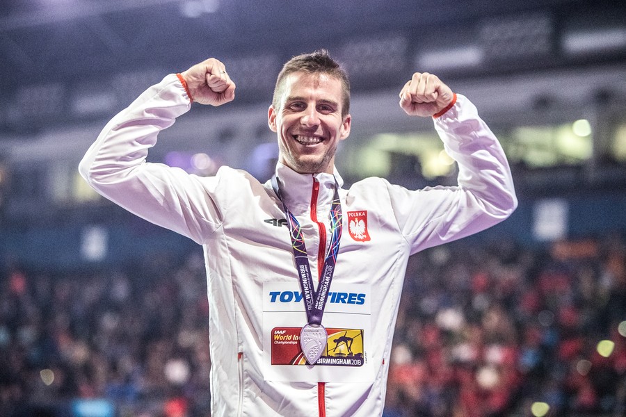 2-4.03.2018 - Halowe mistrzostwa świata w lekkiej atletyce w Birmingham, na których Polska zdobyła 5 medali (2 złote, 2 srebrne i 1 brązowy). Wśród medalistów znaleźli się reprezentanci naszego regionu – Jakub Krzewina oraz Marcin Lewandowski, fot. Paweł Skraba