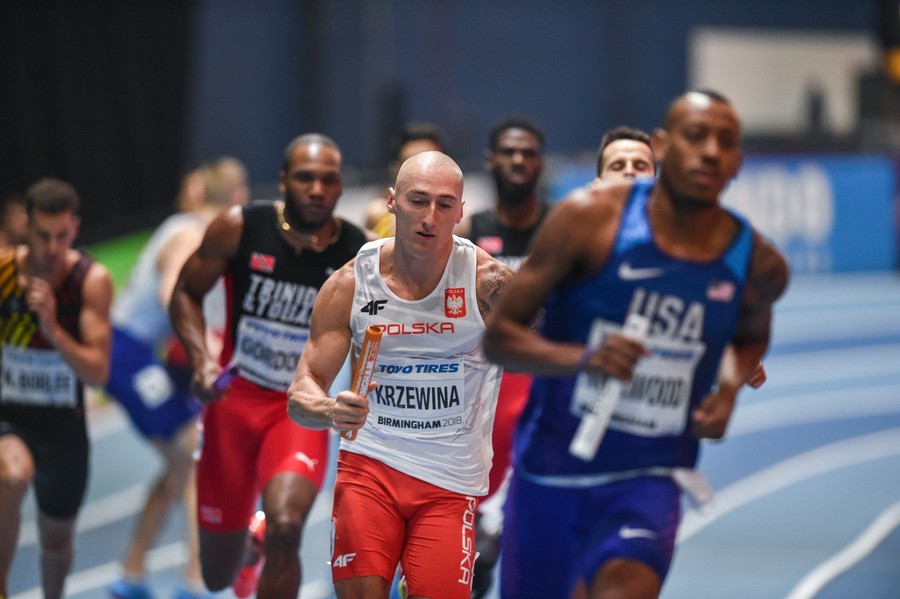2-4.03.2018 - Halowe mistrzostwa świata w lekkiej atletyce w Birmingham, na których Polska zdobyła 5 medali (2 złote, 2 srebrne i 1 brązowy). Wśród medalistów znaleźli się reprezentanci naszego regionu – Jakub Krzewina oraz Marcin Lewandowski, fot. Paweł Skraba
