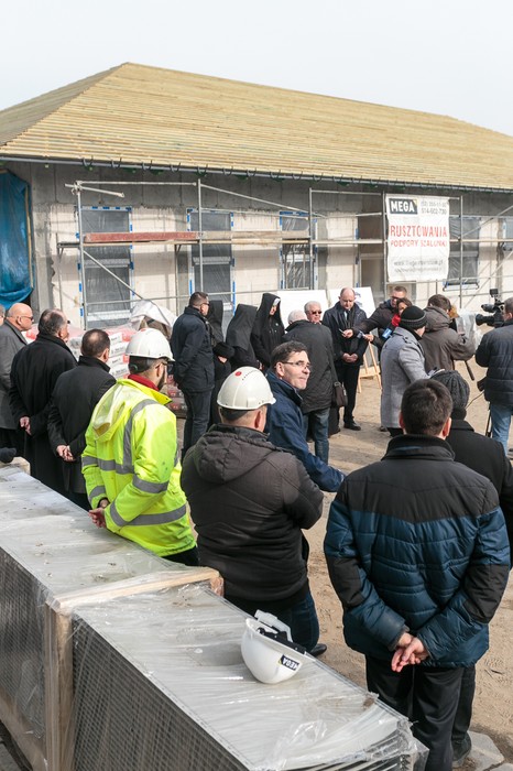 06.03.2018 – Wizyta na budowie nowego centrum pomocowego w Bydgoszczy prowadzonego przez Zgromadzenie Sióstr Albertynek, fot. Filip Kowalkowski
