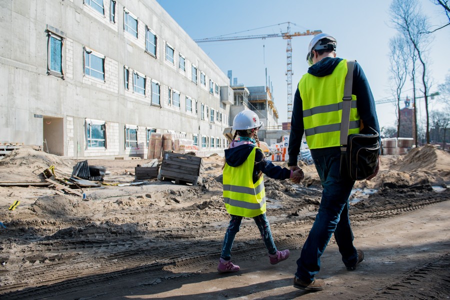 08.04.2018 Dni otwarte budowy Wojewódzkiego Szpitala Zespolonego w Toruniu, fot. Łukasz Piecyk