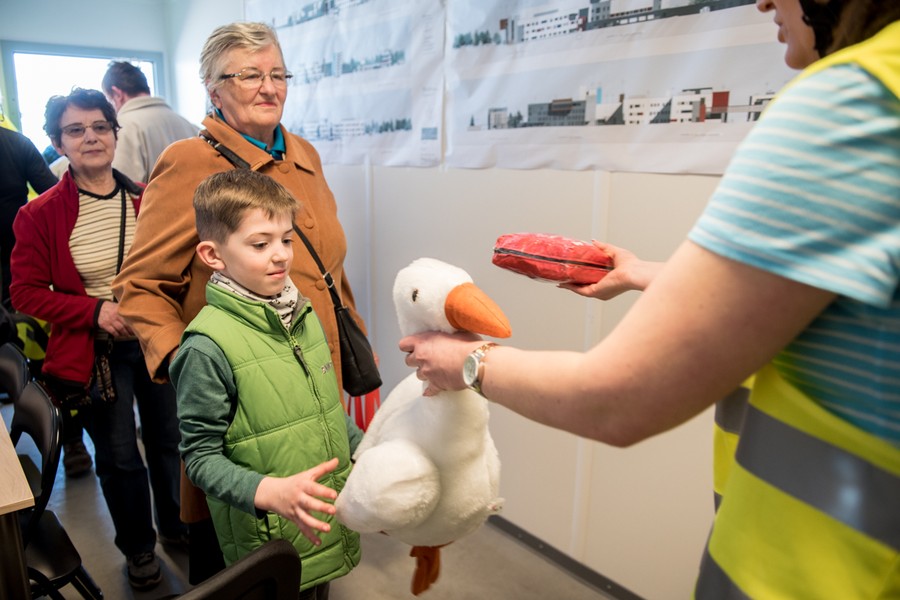 08.04.2018 Dni otwarte budowy Wojewódzkiego Szpitala Zespolonego w Toruniu, fot. Łukasz Piecyk