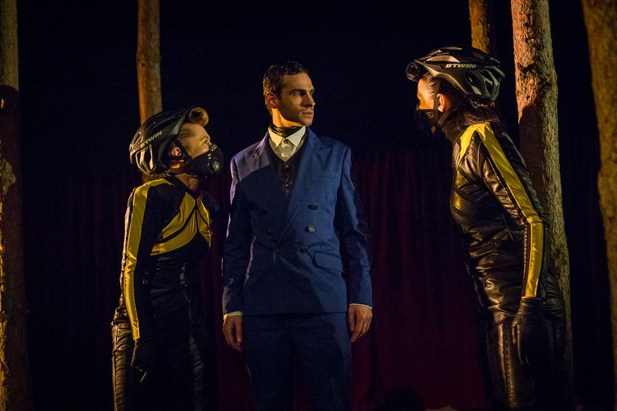 11.04.2018 Próba medialna spektaklu „#ciemność” w Teatrze Wilama Horzycy, fot. Szymon Zdziebło/tarantoga.pl