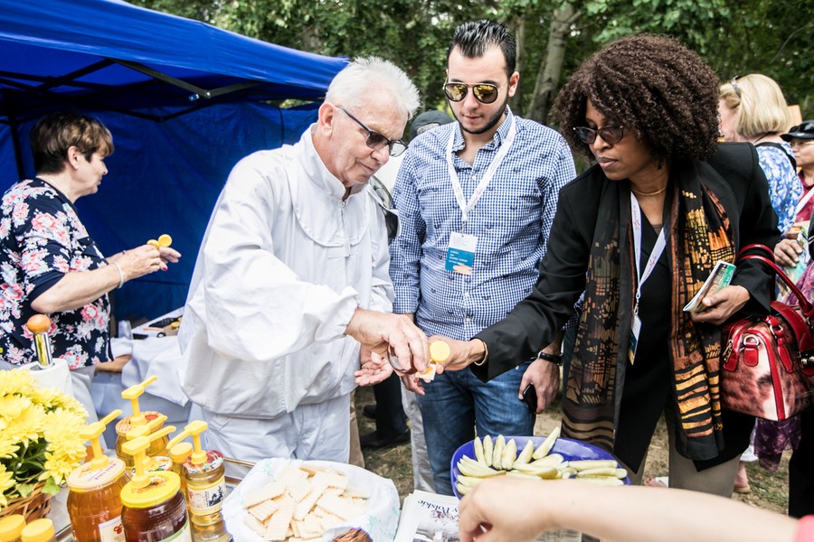 Wizyta akredytowanych w Polsce przedstawicieli misji dyplomatycznych w Ciechocinku i Kłóbce, fot. Andrzej Goiński