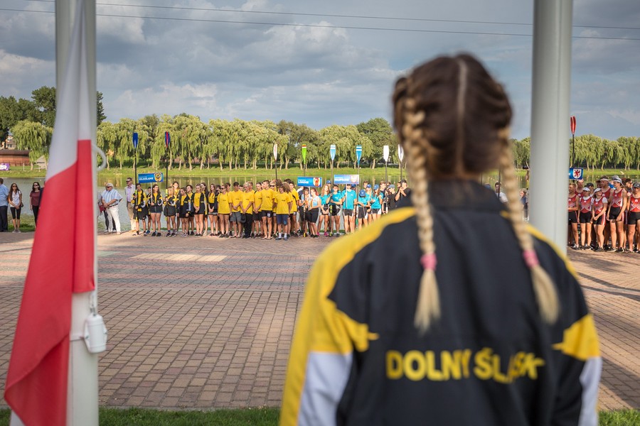 Otwarcie XXIV Olimpiady Młodzieży w Wioślarstwie w Kruszwicy, fot. Szymon Zdziebło/tarantoga.pl