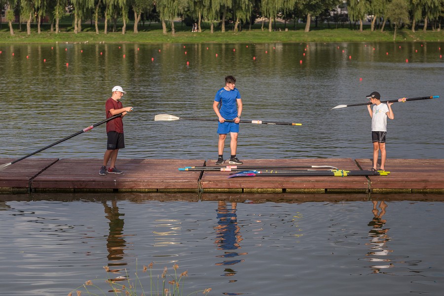 Otwarcie XXIV Olimpiady Młodzieży w Wioślarstwie w Kruszwicy, fot. Szymon Zdziebło/tarantoga.pl