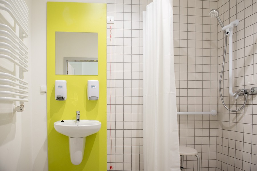 Wizytacja szpitala na Bielanach po sześciuset dniach od rozpoczęcia budowy, 30 sierpnia 2018 r., fot. Łukasz Piecyk