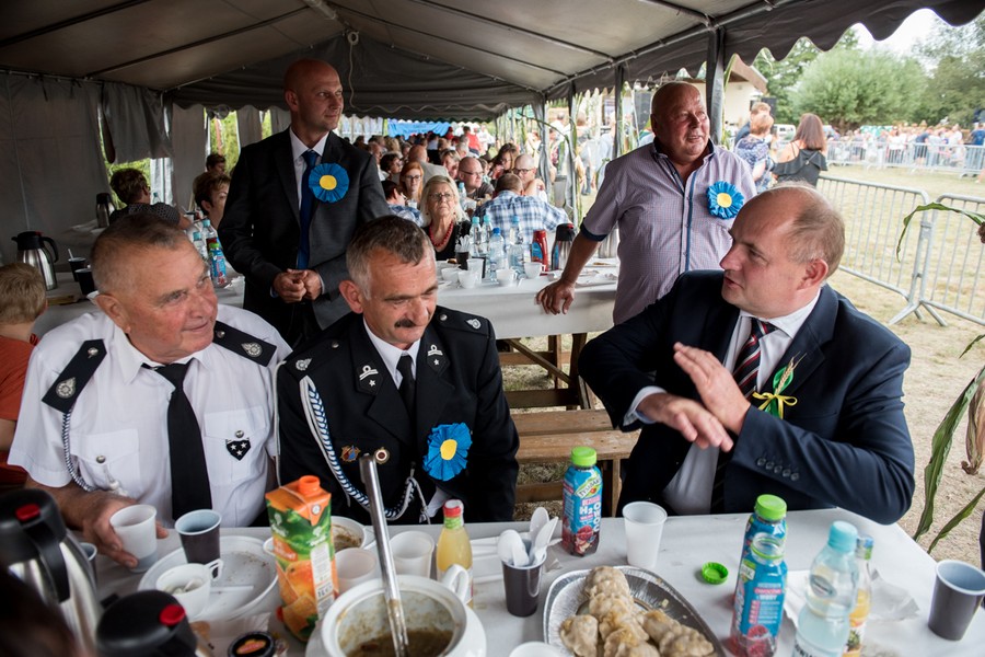 Dożynki Gminy Zławieś Wielka w Złejwsi Małej, fot. Łukasz Piecyk