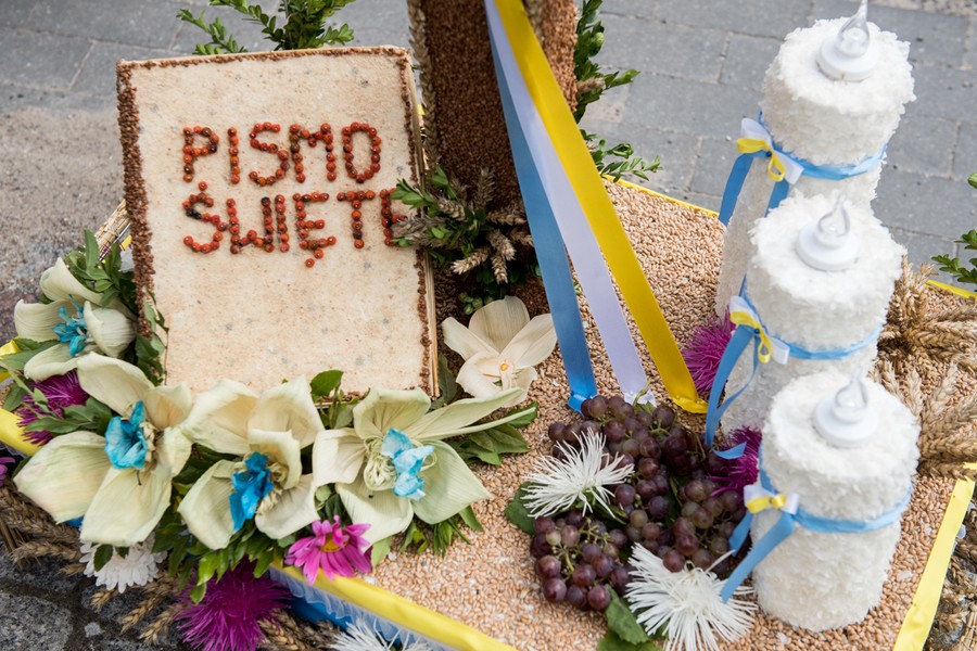 Dożynki gminne w Unisławiu, fot. Łukasz Piecyk