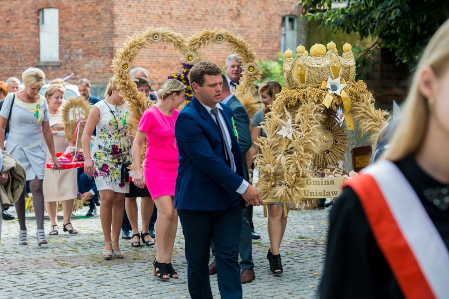 Dożynki gminne w Unisławiu, fot. Łukasz Piecyk