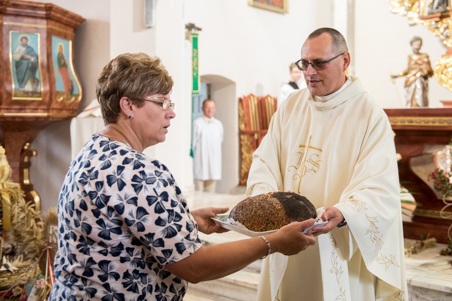 Dożynki gminne w Unisławiu, fot. Łukasz Piecyk
