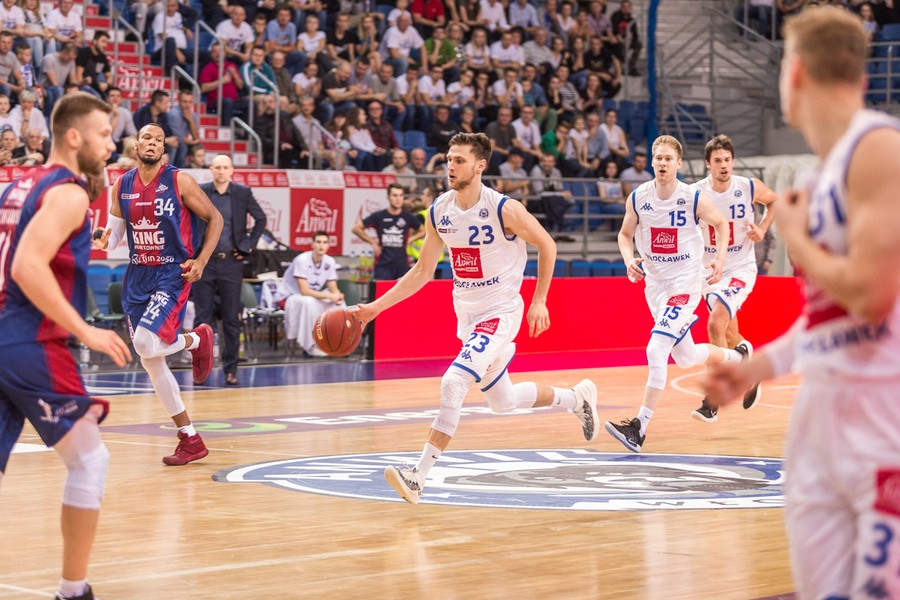 Mecz Anwil Włocławek z drużyną Wilki Morskie ze Szczecina, fot. Szymon Zdziebło/Tarantoga.pl
