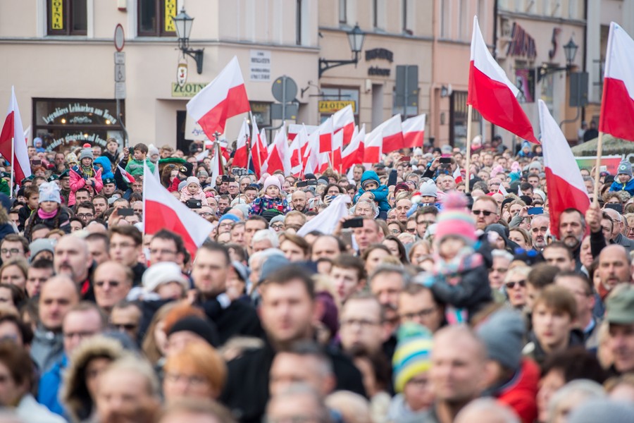 Piknik patriotyczny na toruńskiej Starówce, fot. Łukasz Piecyk