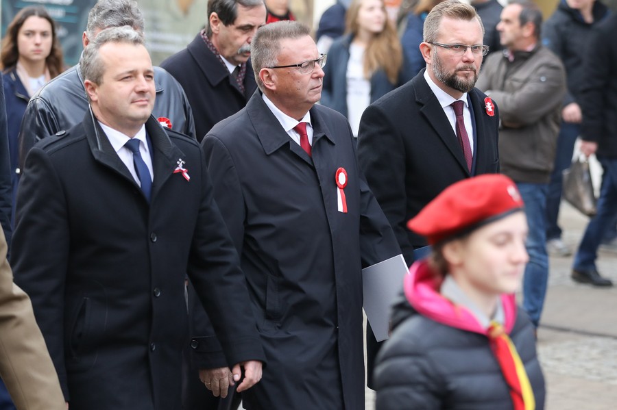 Obchody Narodowego Święta Niepodległości w Bydgoszczy, fot. Roman Bosiacki