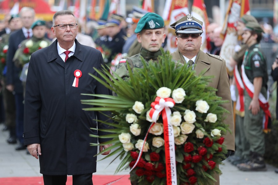 Obchody Narodowego Święta Niepodległości w Bydgoszczy, fot. Roman Bosiacki