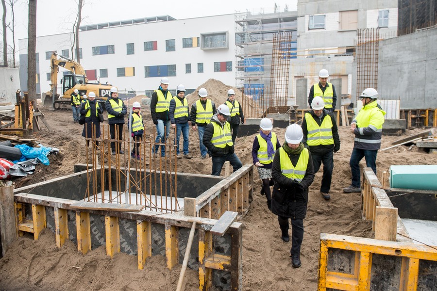 Zwiedzanie szpitala na Bielanach, fot. Łukasz Piecyk