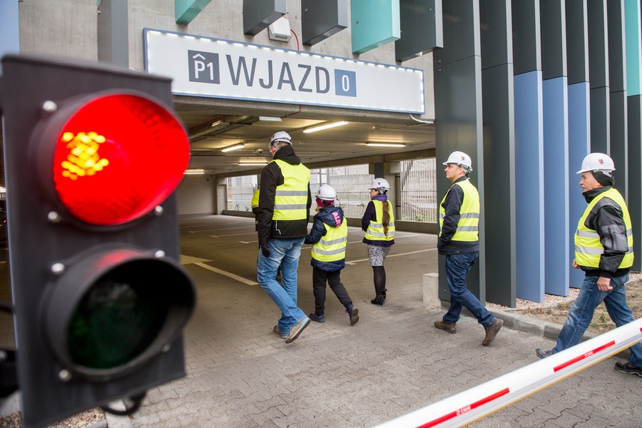 Zwiedzanie szpitala na Bielanach, fot. Łukasz Piecyk